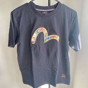 Black evisu t-shirt size s